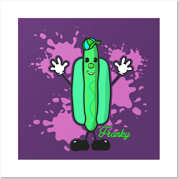 Pop Art for Kids | Franky | Green Wall Art by Royal Mantle